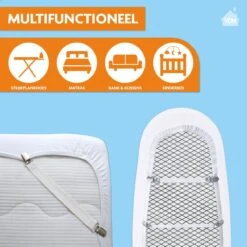 LaundrySpecialist Universele Lakenspanners - Set Van 4 Stuks - Multifunctioneel - Overtrekspanners Voor Jouw Strijkplankhoes 11 LaundrySpecialist Universele Lakenspanners - Set Van 4 Stuks - Multifunctioneel - Overtrekspanners Voor Jouw Strijkplankhoes -Huishoudelijke Artikelen Winkel 1200x1199 44