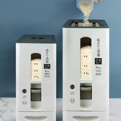 Merkloos TDR-Japans Rijst/Granen Container/Dispenser/ Opbergdoos - 6KG Inhoud - Wit 20 Merkloos TDR-Japans Rijst/Granen Container/Dispenser/ Opbergdoos - 6KG Inhoud - Wit -Huishoudelijke Artikelen Winkel 1200x1200 1017