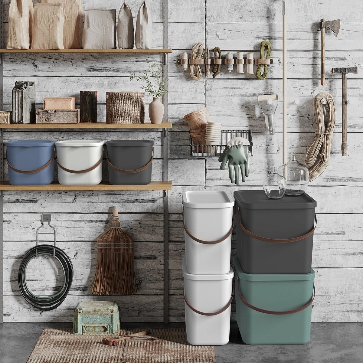 Rotho - Opbergcontainer / Voorraadbus Met Deksel 6L - Gerecycleerd Plastic BPA Vrij - Cappuccino 5 Rotho - Opbergcontainer / Voorraadbus Met Deksel 6L - Gerecycleerd Plastic BPA Vrij - Cappuccino - Afbeelding 3