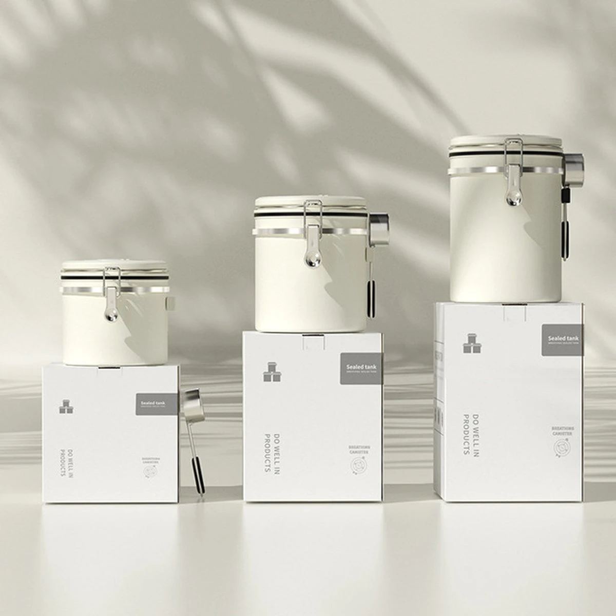 Koffiebonen Opbergbus- Koffiebonen Bewaren - Nieuw Voedsel Bewaren - Kitchen Merchandise - Vooraadbus - Bewaardozen - Kitchen Merchandise - 1.8L Vooraadpot - Voorraadpotten - Gebroken Wit Kleur - Opslagtank Voor Gedroogd Fruit- Opslag Van Koffiebonen 3 Koffiebonen Opbergbus- Koffiebonen Bewaren - Nieuw Voedsel Bewaren - Kitchen Merchandise - Vooraadbus - Bewaardozen - Kitchen Merchandise - 1.8L Vooraadpot - Voorraadpotten - Gebroken Wit Kleur - Opslagtank Voor Gedroogd Fruit- Opslag Van Koffiebonen