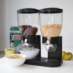 MikaMax Cornflakes Dispenser - Voorraadbus - Cornflakes Voorraadpot - Ontbijt Granendispenser - Zwart - 2 X 500 Gram 13 MikaMax Cornflakes Dispenser - Voorraadbus - Cornflakes Voorraadpot - Ontbijt Granendispenser - Zwart - 2 X 500 Gram -Huishoudelijke Artikelen Winkel 1200x1200 1033