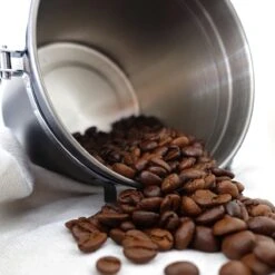 House Of Husk Koffieblik Met CO² Ventilatie - Bewaarblik - Voorraadbussen - Voorraadblik - RVS - Zwart - 1.5 Liter -Huishoudelijke Artikelen Winkel 1200x1200 1038