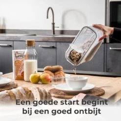 Stosh Voorraadpotten - Voorraadbussen - Vershouddoos - 4 Stuks - 4.0L - BPA Vrij - Kunststof -Huishoudelijke Artikelen Winkel 1200x1200 1059