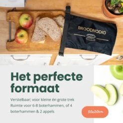 BROODNODIG® - Herbruikbare Boterhamzak - Van 100% Gerecyclede PET-flessen - Ideaal Als Diepvrieszakjes - Lunchzak - Herbruikbaar Boterhamzakje - Foodwrap - Lunchbox - 30x20cm - Zwart 14 BROODNODIG® - Herbruikbare Boterhamzak - Van 100% Gerecyclede PET-flessen - Ideaal Als Diepvrieszakjes - Lunchzak - Herbruikbaar Boterhamzakje - Foodwrap - Lunchbox - 30x20cm - Zwart -Huishoudelijke Artikelen Winkel 1200x1200 1073
