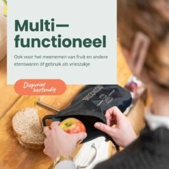 BROODNODIG® - Herbruikbare Boterhamzak - Van 100% Gerecyclede PET-flessen - Ideaal Als Diepvrieszakjes - Lunchzak - Herbruikbaar Boterhamzakje - Foodwrap - Lunchbox - 30x20cm - Zwart 15 BROODNODIG® - Herbruikbare Boterhamzak - Van 100% Gerecyclede PET-flessen - Ideaal Als Diepvrieszakjes - Lunchzak - Herbruikbaar Boterhamzakje - Foodwrap - Lunchbox - 30x20cm - Zwart -Huishoudelijke Artikelen Winkel 1200x1200 1074