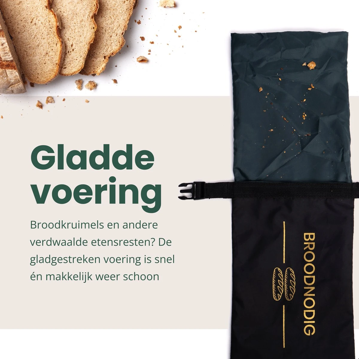 BROODNODIG® - Herbruikbare Boterhamzak - Van 100% Gerecyclede PET-flessen - Ideaal Als Diepvrieszakjes - Lunchzak - Herbruikbaar Boterhamzakje - Foodwrap - Lunchbox - 30x20cm - Zwart 7 BROODNODIG® - Herbruikbare Boterhamzak - Van 100% Gerecyclede PET-flessen - Ideaal Als Diepvrieszakjes - Lunchzak - Herbruikbaar Boterhamzakje - Foodwrap - Lunchbox - 30x20cm - Zwart - Afbeelding 5
