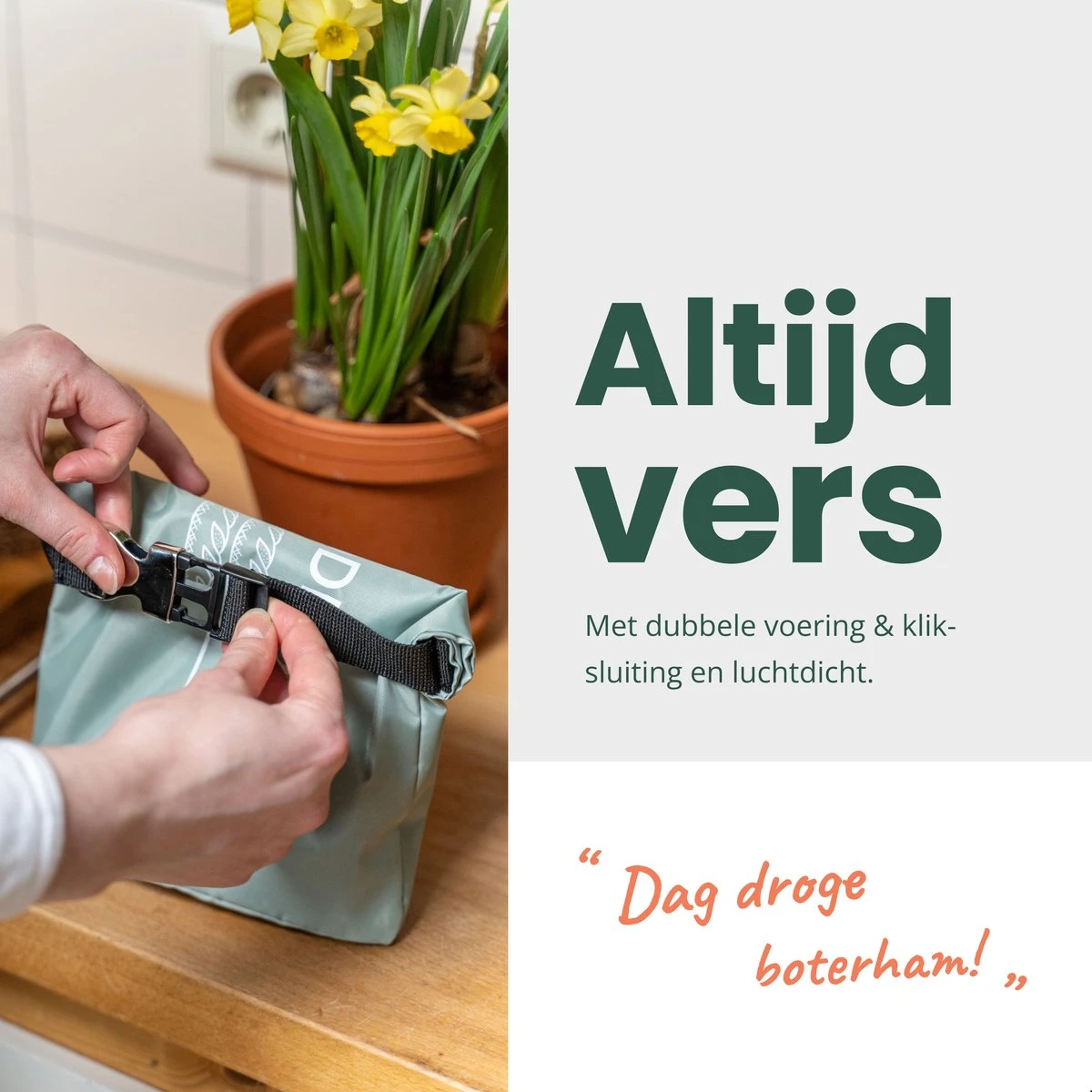 BROODNODIG® - Herbruikbare Boterhamzak - Van 100% Gerecyclede PET-flessen - Ideaal Als Diepvrieszakjes - Lunchzak - Herbruikbaar Boterhamzakje - Foodwrap - Lunchbox - 30x20cm - Zwart 11 BROODNODIG® - Herbruikbare Boterhamzak - Van 100% Gerecyclede PET-flessen - Ideaal Als Diepvrieszakjes - Lunchzak - Herbruikbaar Boterhamzakje - Foodwrap - Lunchbox - 30x20cm - Zwart - Afbeelding 9