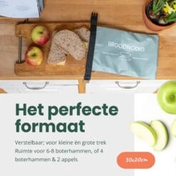 BROODNODIG® - Herbruikbare Boterhamzak - Van 100% Gerecyclede PET-flessen - Ideaal Als Diepvrieszakjes - Lunchzak - Herbruikbaar Boterhamzakje - Foodwrap - Lunchbox - 30x20cm - Pastel Groen 16 BROODNODIG® - Herbruikbare Boterhamzak - Van 100% Gerecyclede PET-flessen - Ideaal Als Diepvrieszakjes - Lunchzak - Herbruikbaar Boterhamzakje - Foodwrap - Lunchbox - 30x20cm - Pastel Groen -Huishoudelijke Artikelen Winkel 1200x1200 1103