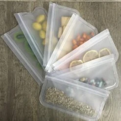 Siliconen Vershoudzakken | Diepvrieszakken | Set Van 10 | Duurzaam | Herbruikbaar Boterhamzakje | Mealprep -Huishoudelijke Artikelen Winkel 1200x1200 1131