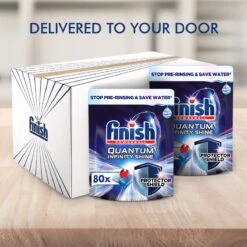 Finish Quantum Ultimate Infinity Shine Vaatwastabletten - 80 Capsules -Huishoudelijke Artikelen Winkel 1200x1200 1171