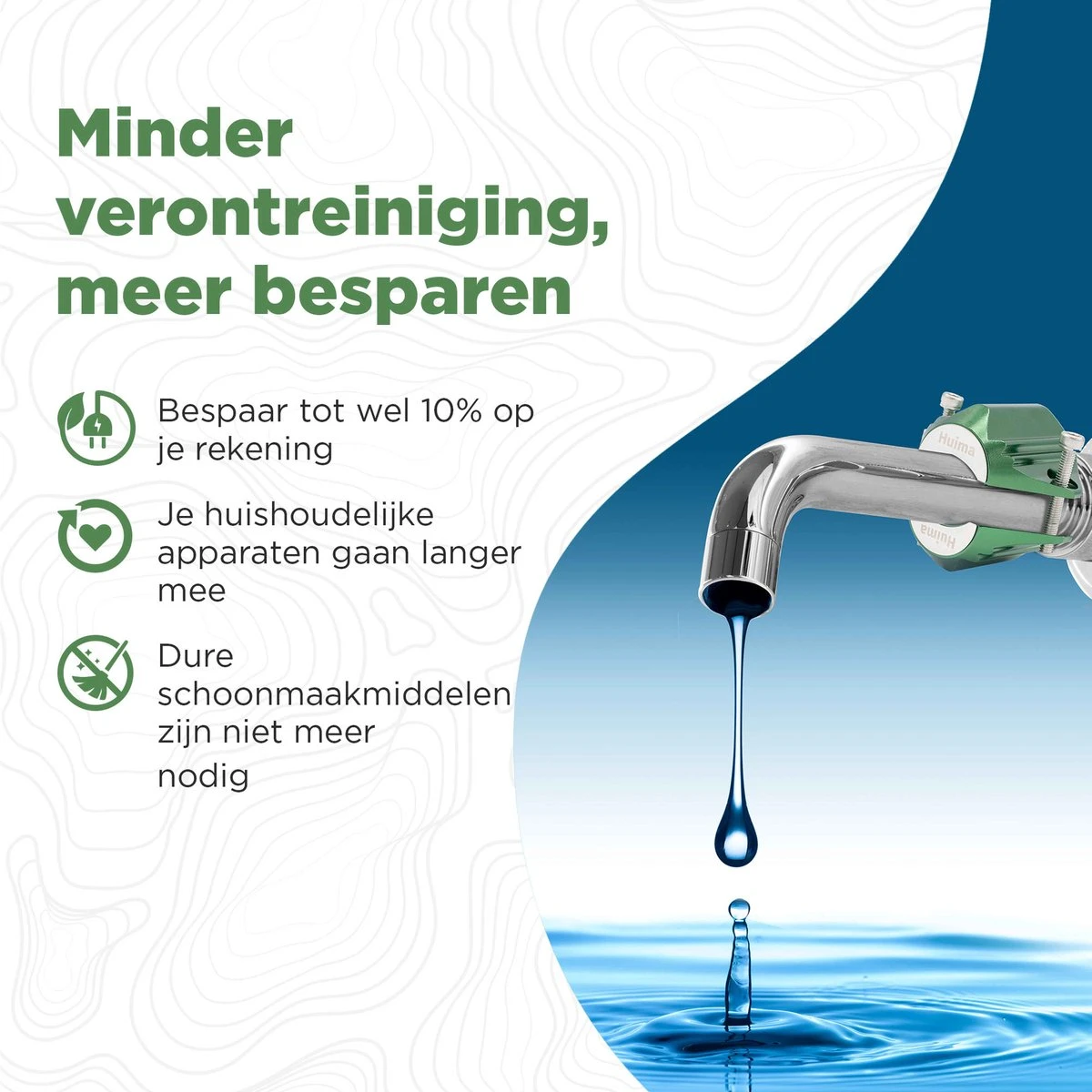 Huima Magnetische Waterontharder – Waterontkalker – Waterontharder Magneet – Ontkalker – Antikalk Magneet – Waterverzachter - Waterontharder Waterleiding – Kalk – Antikalk 4 Huima Magnetische Waterontharder – Waterontkalker – Waterontharder Magneet – Ontkalker – Antikalk Magneet – Waterverzachter - Waterontharder Waterleiding – Kalk – Antikalk - Afbeelding 2