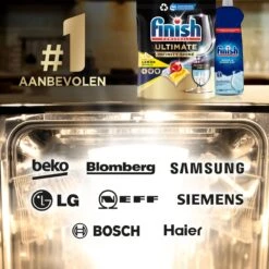 Finish Ultimate Infinity Shine Citroen Vaatwastabletten - 80 Capsules -Huishoudelijke Artikelen Winkel 1200x1200 1347