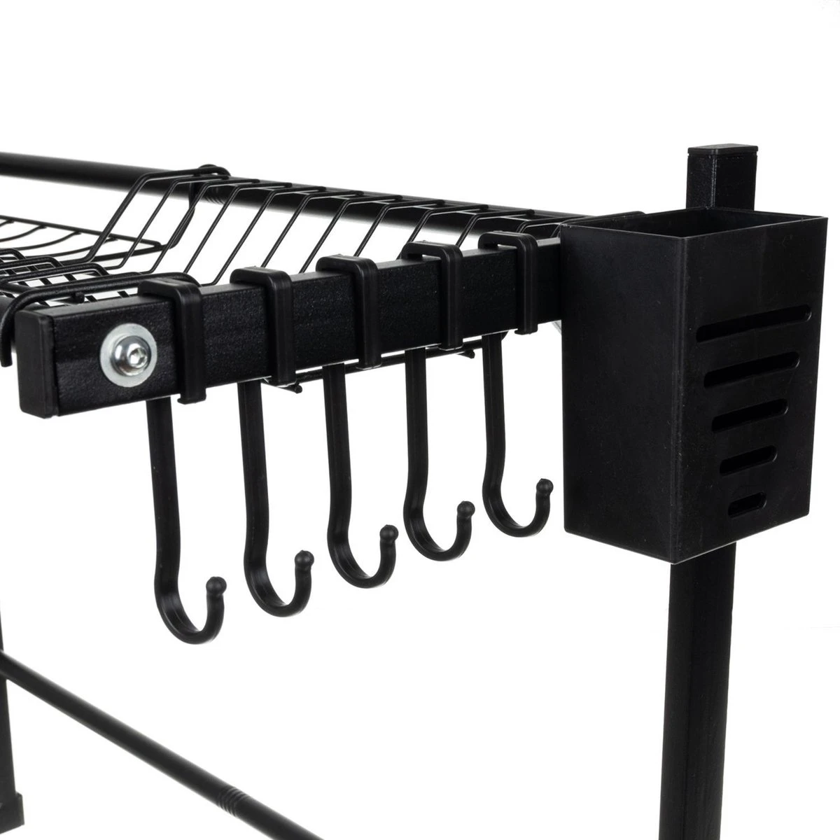 Afdruiprek Droger Zwart Voor Bestek Boven De Gootsteen 65 Cm X 29 Cm X 52 Cm 7 Afdruiprek Droger Zwart Voor Bestek Boven De Gootsteen 65 Cm X 29 Cm X 52 Cm - Afbeelding 5