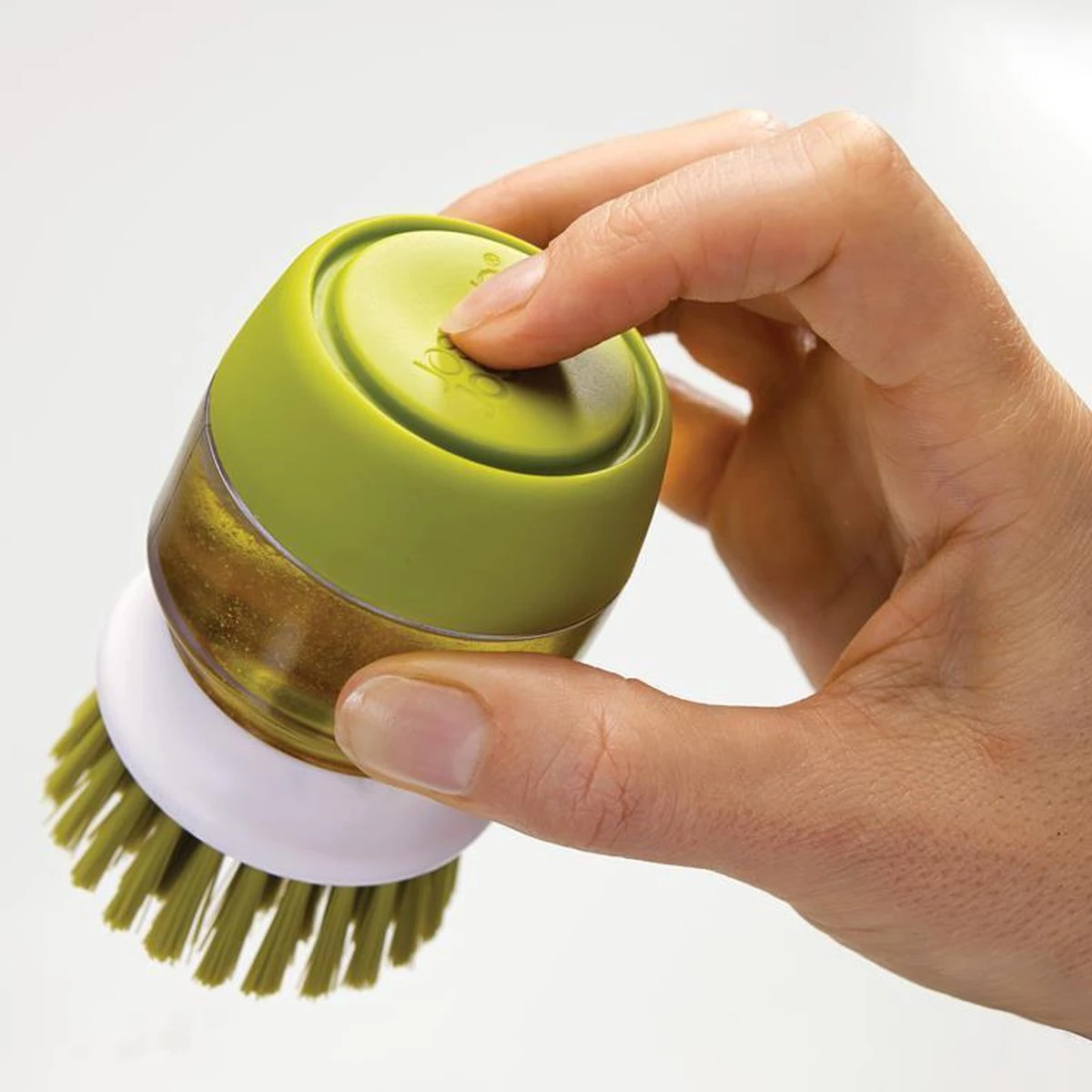 Joseph Joseph Afwasborstel Palm Scrub - Incl Houder - Grijs 13 Joseph Joseph Afwasborstel Palm Scrub - Incl Houder - Grijs - Afbeelding 11