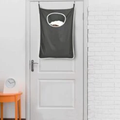 Merkloos Wasmand Hangend - 2 Stuks - Zwart - 120 Liter - Hangende Opvouwbare Waszak -Huishoudelijke Artikelen Winkel 1200x1200 1505