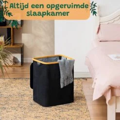 BrandtBergkamp Wasmand Zwart - 2 Stuks - Opvouwbare Wasmand - Wassorteerder - 150L -Huishoudelijke Artikelen Winkel 1200x1200 1549