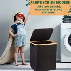 BrandtBergkamp Wasmand Zwart - 2 Stuks - Opvouwbare Wasmand - Wassorteerder - 150L -Huishoudelijke Artikelen Winkel 1200x1200 1554