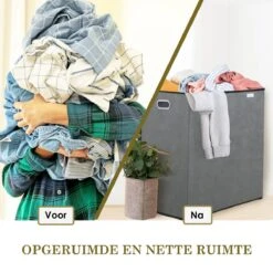 MIRI Wasmand – 3 Vakken Met Deksel – Wassorteerder – Grijs – 120 Liter – Wasbox – Opvouwbaar – Organizer Kleding – Laundry Basket 15 MIRI Wasmand – 3 Vakken Met Deksel – Wassorteerder – Grijs – 120 Liter – Wasbox – Opvouwbaar – Organizer Kleding – Laundry Basket -Huishoudelijke Artikelen Winkel 1200x1200 1563