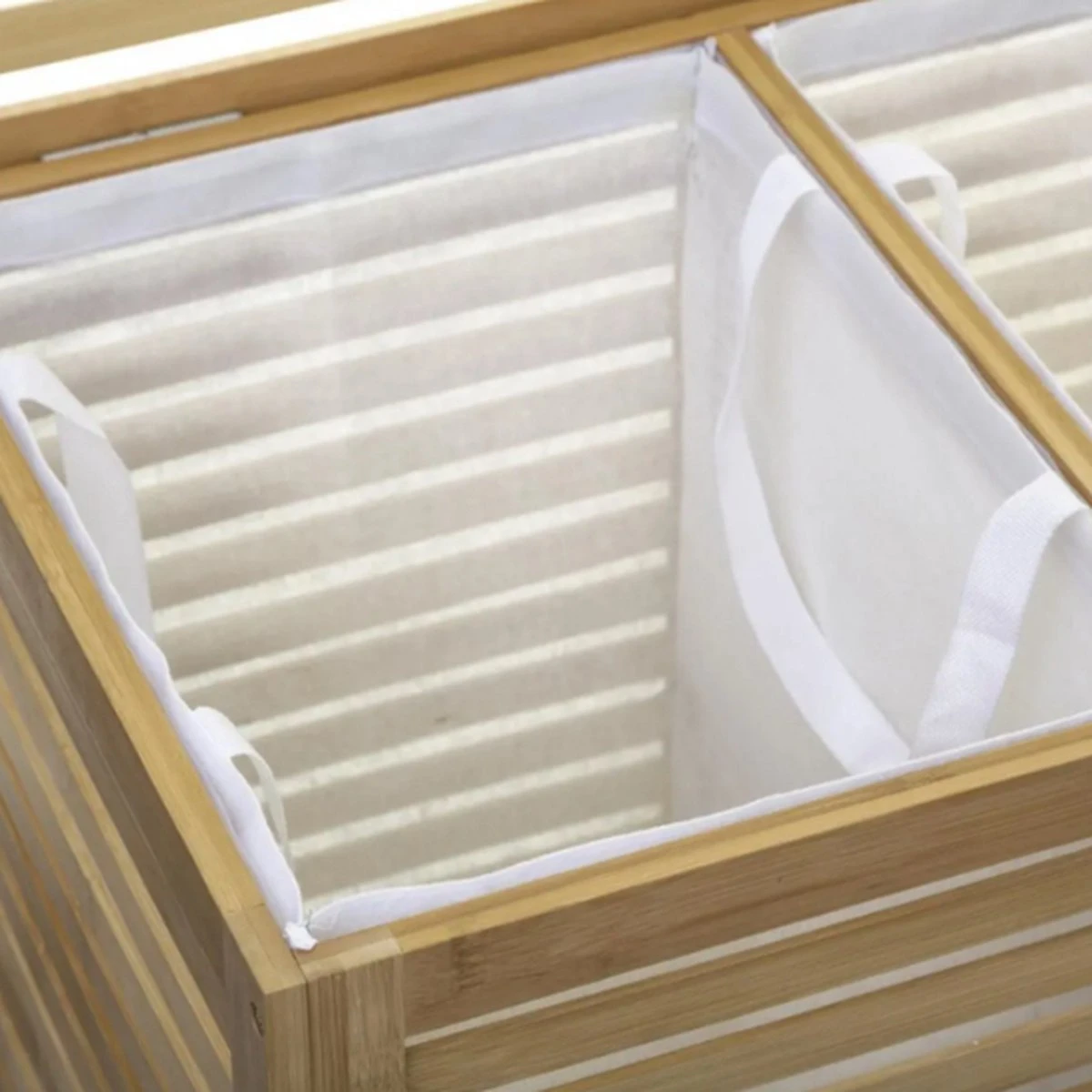 Merkloos Bamboe Wasmand XL Dubbel - Rieten Mand Met Deksel - 60 X 40 X 58 Cm 9 Merkloos Bamboe Wasmand XL Dubbel - Rieten Mand Met Deksel - 60 X 40 X 58 Cm - Afbeelding 7