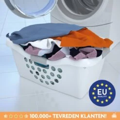 LaundrySpecialist Wasmand Met Soft Grip Handvaten – 35 X 28 X 29 Cm – 28 Liter – Wit 15 LaundrySpecialist Wasmand Met Soft Grip Handvaten – 35 X 28 X 29 Cm – 28 Liter – Wit -Huishoudelijke Artikelen Winkel 1200x1200 1591