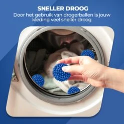 Roegaarden Drogerballen - Wasbollen - 6 Stuks - Siliconen - Sneller Droog - Anti-kreuk 12 Roegaarden Drogerballen - Wasbollen - 6 Stuks - Siliconen - Sneller Droog - Anti-kreuk -Huishoudelijke Artikelen Winkel 1200x1200 16