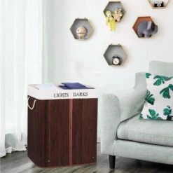 Springos Dubbele Wasmand | 2 Vakken Met Deksel | Opvouwbaar | 100 Liter | Met Uitneembare Waszak | Wasmand | Bruin 15 Springos Dubbele Wasmand | 2 Vakken Met Deksel | Opvouwbaar | 100 Liter | Met Uitneembare Waszak | Wasmand | Bruin -Huishoudelijke Artikelen Winkel 1200x1200 1615