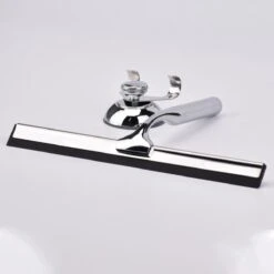 Douchewisser Inclusief Ophanghaak Met Zuignap - Douchewisser Badkamer - Raamtrekker - Douche Trekker - Raamwisser Douche - Douchetrekker - Douche Wisser - Ramen Schoonmaken - Chrome -Huishoudelijke Artikelen Winkel 1200x1200 1635