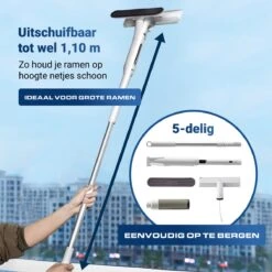 4-in-1 Raamwisser Met Telescoopsteel En Spray-functie - 110cm - Ramenwasser - Ramenwisser -Huishoudelijke Artikelen Winkel 1200x1200 1656