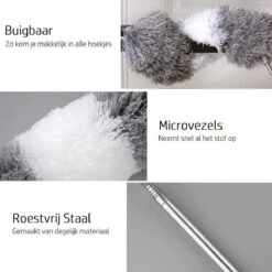 Vannons - Plumeau - Ragebol - Plumeau Uitschuifbaar Tot 245 Cm - Met Telescoopsteel - Wasbaar Microvezel - Grijs Wit 13 Vannons - Plumeau - Ragebol - Plumeau Uitschuifbaar Tot 245 Cm - Met Telescoopsteel - Wasbaar Microvezel - Grijs Wit -Huishoudelijke Artikelen Winkel 1200x1200 1770