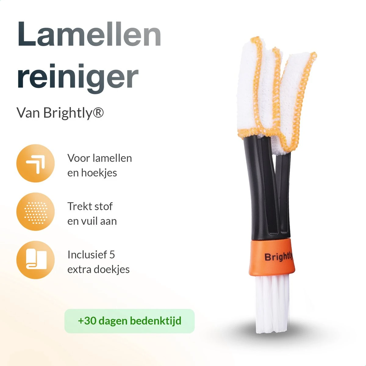 Merkloos Lamellen Reiniger - Stof Verwijderaar - Plumeau Jaloezie Stoffer | BRIGHTLY 8 Merkloos Lamellen Reiniger - Stof Verwijderaar - Plumeau Jaloezie Stoffer | BRIGHTLY - Afbeelding 6