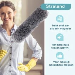 ForDig 7-Delige Plumeau Set - Duster Met Telescoopsteel Uitschuifbaar Tot 250 Cm - Inclusief Ragebol / Voegenborstel / Microvezel Doek / Chenille Borstel - Wasbaar - 360 Graden Draaibaar 13 ForDig 7-Delige Plumeau Set - Duster Met Telescoopsteel Uitschuifbaar Tot 250 Cm - Inclusief Ragebol / Voegenborstel / Microvezel Doek / Chenille Borstel - Wasbaar - 360 Graden Draaibaar -Huishoudelijke Artikelen Winkel 1200x1200 1783