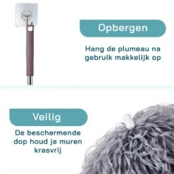 ForDig 7-Delige Plumeau Set - Duster Met Telescoopsteel Uitschuifbaar Tot 250 Cm - Inclusief Ragebol / Voegenborstel / Microvezel Doek / Chenille Borstel - Wasbaar - 360 Graden Draaibaar 16 ForDig 7-Delige Plumeau Set - Duster Met Telescoopsteel Uitschuifbaar Tot 250 Cm - Inclusief Ragebol / Voegenborstel / Microvezel Doek / Chenille Borstel - Wasbaar - 360 Graden Draaibaar -Huishoudelijke Artikelen Winkel 1200x1200 1785