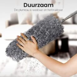 Plumeau Uitschuifbaar Tot 280cm - RVS - Telescopisch - Plumeau Met Telescoopsteel - 360° Flexibel -Huishoudelijke Artikelen Winkel 1200x1200 1820