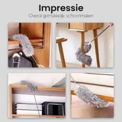 Plumeau Uitschuifbaar Tot 280cm - RVS - Telescopisch - Plumeau Met Telescoopsteel - 360° Flexibel -Huishoudelijke Artikelen Winkel 1200x1200 1825