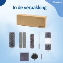 Woodoro Ragebol Uitschuifbaar Complete 9-Delige Set - Verstelbare Telescoopsteel - Plumeau - RVS - Zwart & Grijs 16 Woodoro Ragebol Uitschuifbaar Complete 9-Delige Set - Verstelbare Telescoopsteel - Plumeau - RVS - Zwart & Grijs -Huishoudelijke Artikelen Winkel 1200x1200 1853
