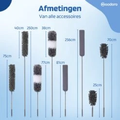 Woodoro Ragebol Uitschuifbaar Complete 9-Delige Set - Verstelbare Telescoopsteel - Plumeau - RVS - Zwart & Grijs 18 Woodoro Ragebol Uitschuifbaar Complete 9-Delige Set - Verstelbare Telescoopsteel - Plumeau - RVS - Zwart & Grijs -Huishoudelijke Artikelen Winkel 1200x1200 1855