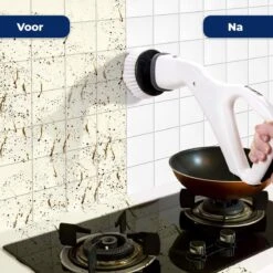 B-care Elektrische Schoonmaakborstel - 4 Opzetstukken - Wasborstel - Poetsmachine - Schrobborstel - Handborstel - Werkborstel - Schrobber - Boorborstel - Schoonmaakmiddelen - Reinigingsborstel -Huishoudelijke Artikelen Winkel 1200x1200 1903