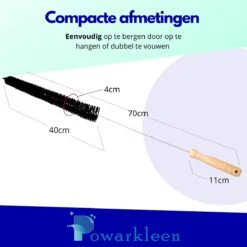 Powarkleen® - Radiatorborstel - Flexibel - Houten Handvat - Roestvrijstaal - Schoonmaakborstel - 70cm Lang! - 1 Stuk -Huishoudelijke Artikelen Winkel 1200x1200 1977