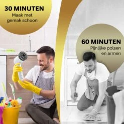 MostEssential Premium Elektrische Schoonmaakborstel 2023 Model – Elektrische Schrobber - Schrobborstel - Poetsmachine – Voor Badkamer Of Keuken - Inclusief 4 Borstelkoppen 16 MostEssential Premium Elektrische Schoonmaakborstel 2023 Model – Elektrische Schrobber - Schrobborstel - Poetsmachine – Voor Badkamer Of Keuken - Inclusief 4 Borstelkoppen -Huishoudelijke Artikelen Winkel 1200x1200 1986