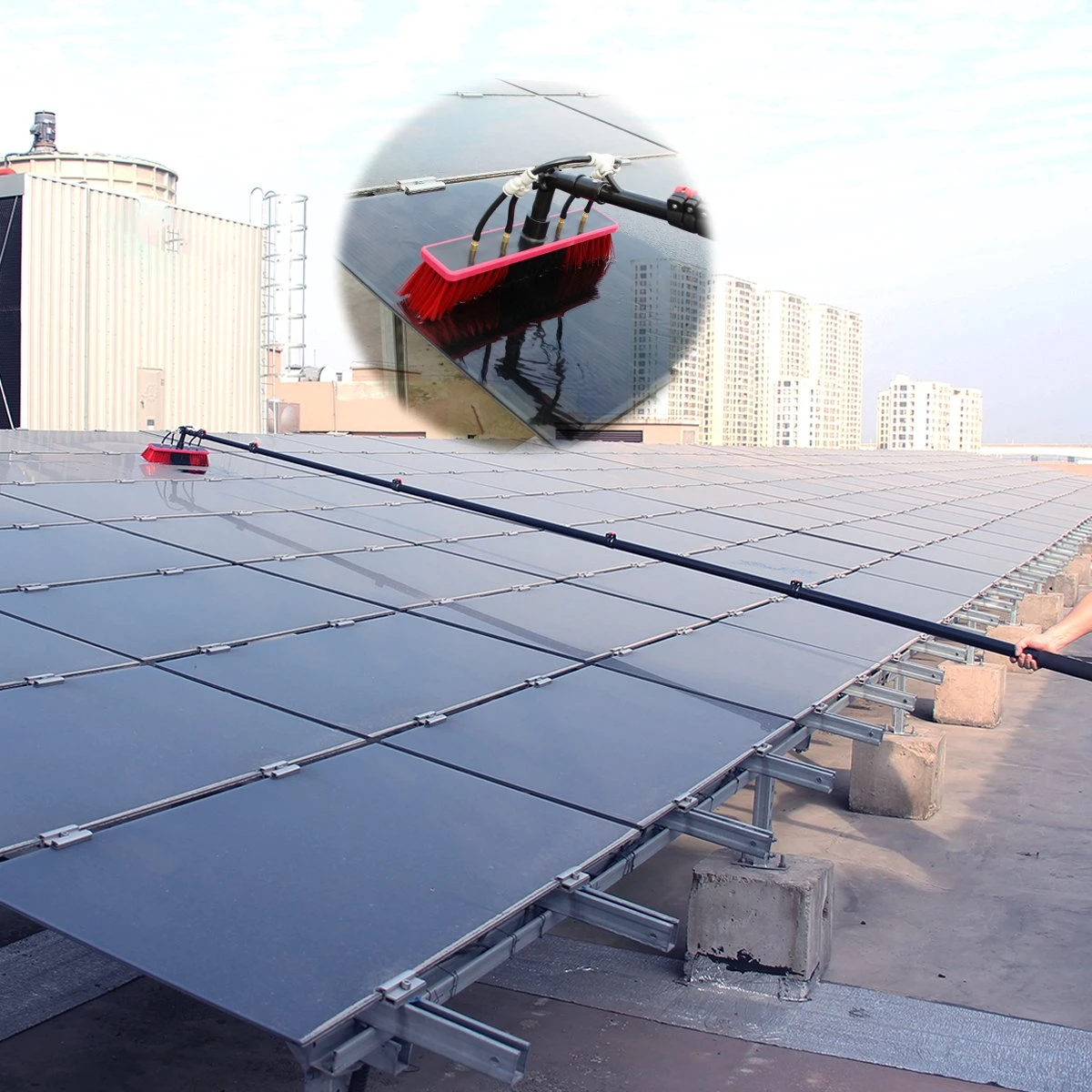 Kibani Telescoop Borstel 6m - Telescoopsteel Ramenwassen - Telescoopsteel Met Borstel - Telescoopsteel - Telescoopsteel Met Waterdoorvoer - Ramenwassen - Raamwisser Met Telescoopsteel - Telescoopstelen 4 Kibani Telescoop Borstel 6m - Telescoopsteel Ramenwassen - Telescoopsteel Met Borstel - Telescoopsteel - Telescoopsteel Met Waterdoorvoer - Ramenwassen - Raamwisser Met Telescoopsteel - Telescoopstelen - Afbeelding 2