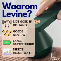 Levine Pluizenverwijderaar - Pluizentondeuse - Ontpluizer - Premium Lint Remover - Elektrisch - Oplaadbaar - Inclusief Oplader 14 Levine Pluizenverwijderaar - Pluizentondeuse - Ontpluizer - Premium Lint Remover - Elektrisch - Oplaadbaar - Inclusief Oplader -Huishoudelijke Artikelen Winkel 1200x1200 2078