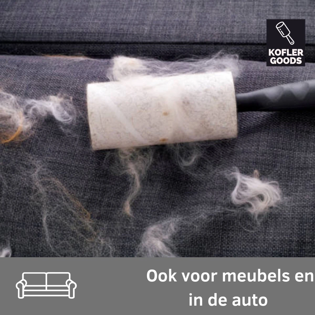 Koflergoods - Kledingroller - Kleefroller - Set Van 6 Stuks - Plakroller - Stofroller - Pluisroller - Haren Opruimen - Stof Verwijderen 4 Koflergoods - Kledingroller - Kleefroller - Set Van 6 Stuks - Plakroller - Stofroller - Pluisroller - Haren Opruimen - Stof Verwijderen - Afbeelding 2