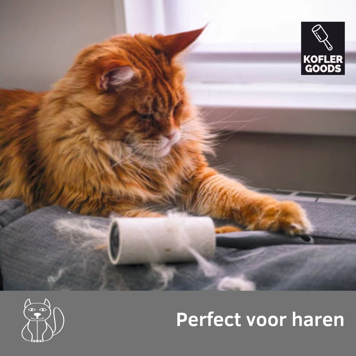 Koflergoods - Kledingroller - Kleefroller - Set Van 6 Stuks - Plakroller - Stofroller - Pluisroller - Haren Opruimen - Stof Verwijderen 6 Koflergoods - Kledingroller - Kleefroller - Set Van 6 Stuks - Plakroller - Stofroller - Pluisroller - Haren Opruimen - Stof Verwijderen - Afbeelding 4