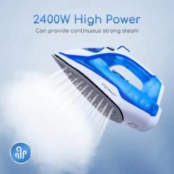 Aigostar Smooth 31RSN - Stoomstrijkijzer - 2400W - Blauw/Wit -Huishoudelijke Artikelen Winkel 1200x1200 2210