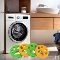 MENSMUNDI® Haarverwijderaar Voor Huisdieren - Haarverwijderaar Kleding - Haarverwijderaar Wasmachine - 4 Stuks - 6 Gratis Anti-haar Balletjes -Huishoudelijke Artikelen Winkel 1200x1200 2247