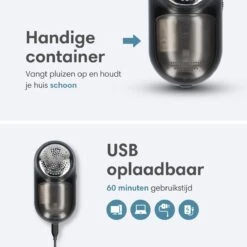 Lifeproducts Oplaadbare Pluizenverwijderaar - Elektrische Kledingontpluizer Met Antistatische Pluizenborstel - Oplaadbaar - Pluizendief Inclusief 3 Extra Mesjes - Zwart 15 Lifeproducts Oplaadbare Pluizenverwijderaar - Elektrische Kledingontpluizer Met Antistatische Pluizenborstel - Oplaadbaar - Pluizendief Inclusief 3 Extra Mesjes - Zwart -Huishoudelijke Artikelen Winkel 1200x1200 2251