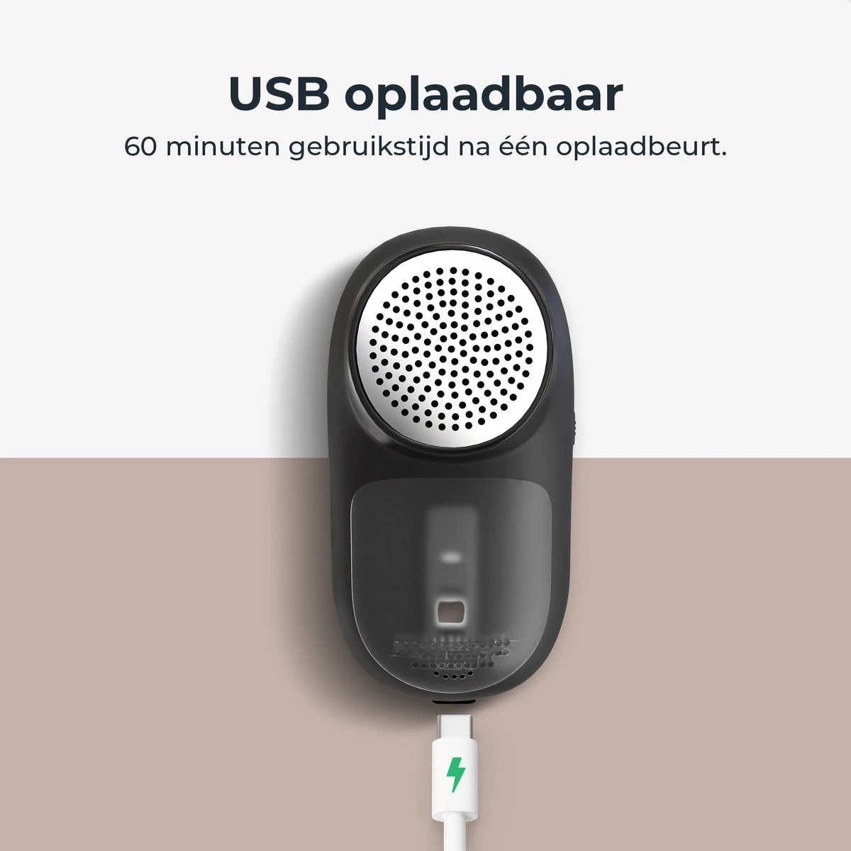 Attic Lux 2-in-1 Pluizenverwijderaar – Kledingborstel – Ontpluizer – Ontpiller – Draadloos – Elektrisch – Kleding/Meubels/Beddengoed - Zwart 5 Attic Lux 2-in-1 Pluizenverwijderaar – Kledingborstel – Ontpluizer – Ontpiller – Draadloos – Elektrisch – Kleding/Meubels/Beddengoed - Zwart - Afbeelding 3