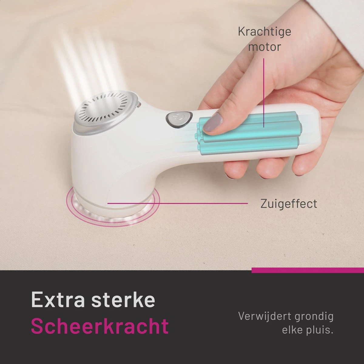 Merkloos Elektrische Pluizenverwijderaar – Ontpluizer – Ontpiller - USB Oplaadbaar – Krachtige Batterij – Extra Grote Scheerkop – Voor Bed/bank/kleding - 3x Opzetstuk – Wit 11 Merkloos Elektrische Pluizenverwijderaar – Ontpluizer – Ontpiller - USB Oplaadbaar – Krachtige Batterij – Extra Grote Scheerkop – Voor Bed/bank/kleding - 3x Opzetstuk – Wit - Afbeelding 9