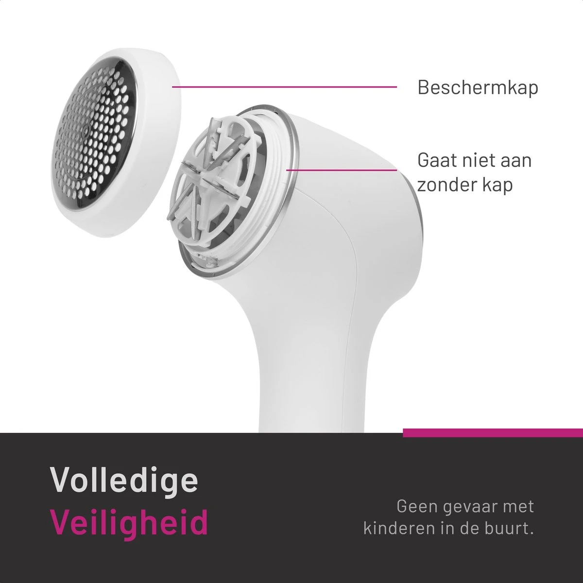 Merkloos Elektrische Pluizenverwijderaar – Ontpluizer – Ontpiller - USB Oplaadbaar – Krachtige Batterij – Extra Grote Scheerkop – Voor Bed/bank/kleding - 3x Opzetstuk – Wit 13 Merkloos Elektrische Pluizenverwijderaar – Ontpluizer – Ontpiller - USB Oplaadbaar – Krachtige Batterij – Extra Grote Scheerkop – Voor Bed/bank/kleding - 3x Opzetstuk – Wit - Afbeelding 11