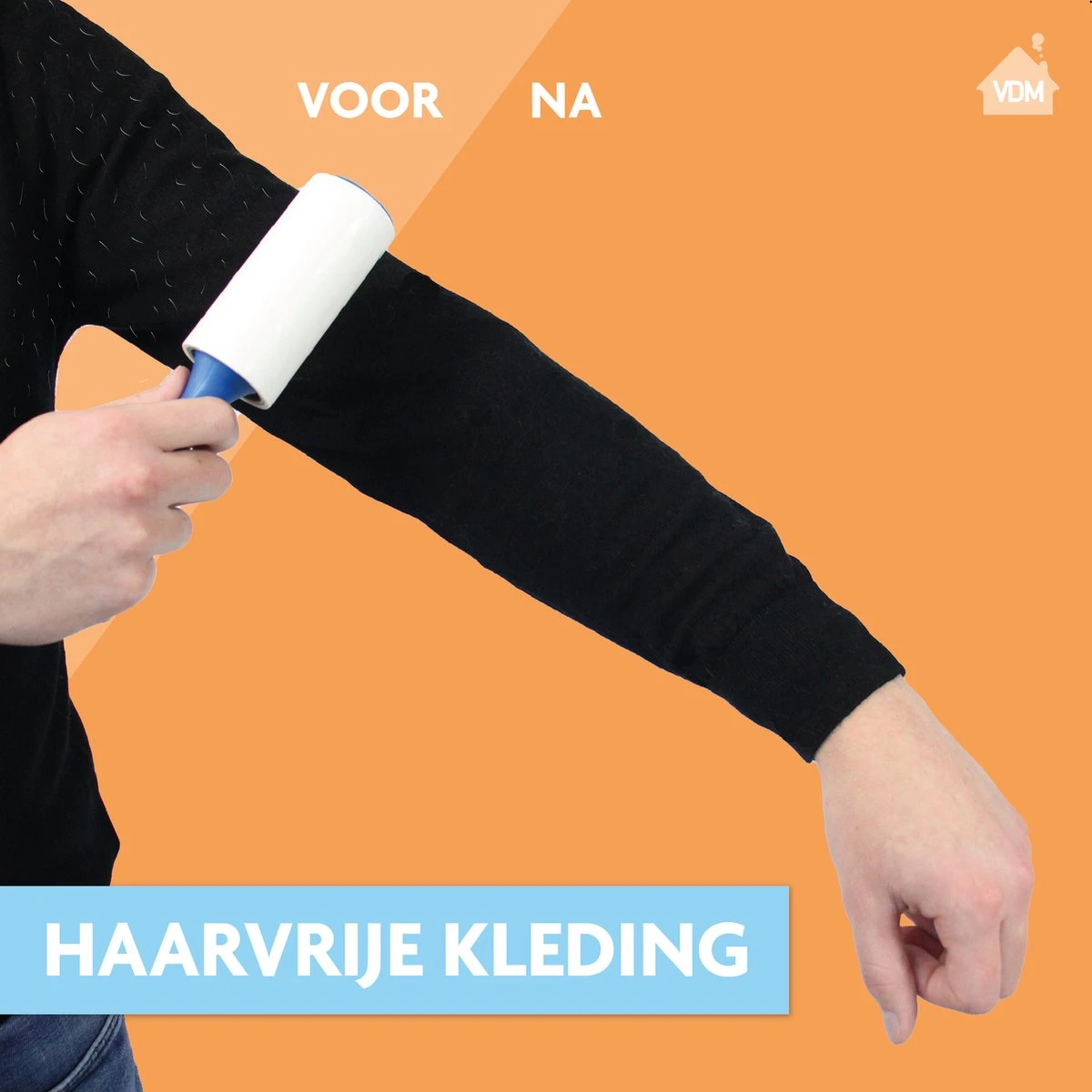 LaundrySpecialist Kledingroller - Incl. 4 Navullingen - Pluizenroller Met Ergonomische Handgreep 5 LaundrySpecialist Kledingroller - Incl. 4 Navullingen - Pluizenroller Met Ergonomische Handgreep - Afbeelding 3